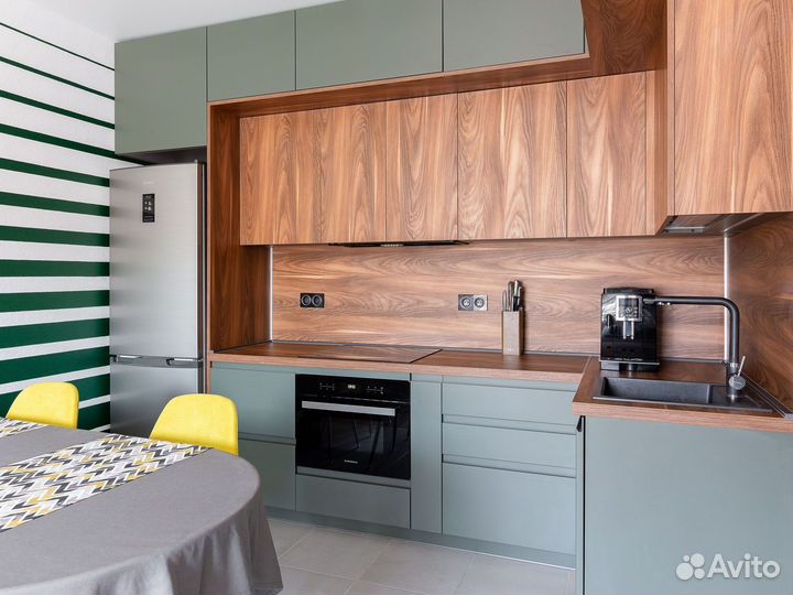 Кухня с антресолями под проект с доставкой