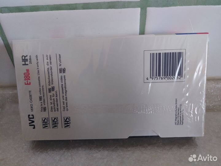 Видеокассеты vhs новые