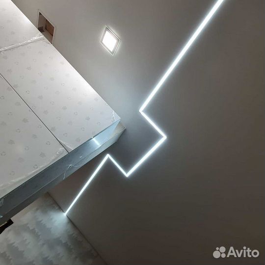 Монтаж натяжных потолков