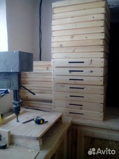 Улей 12 рамочный 2 корпуса + 2 магазина