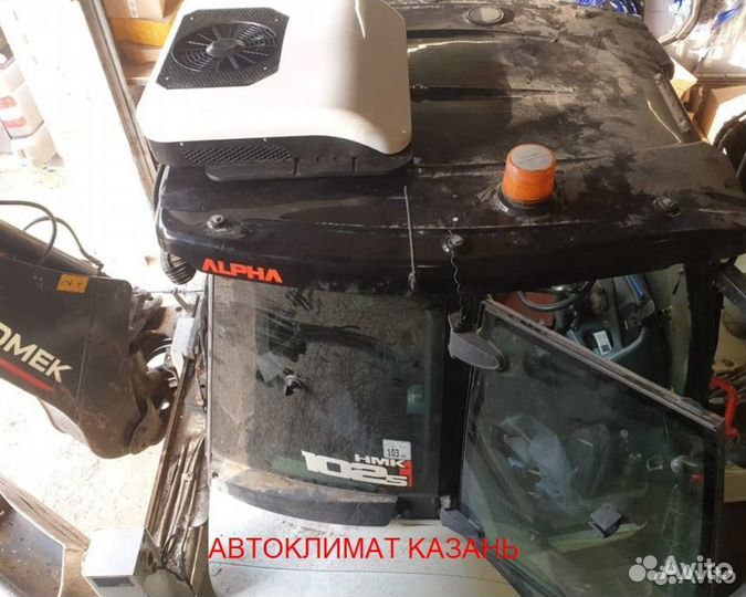 Кондиционер на трактор Hidromek 102S