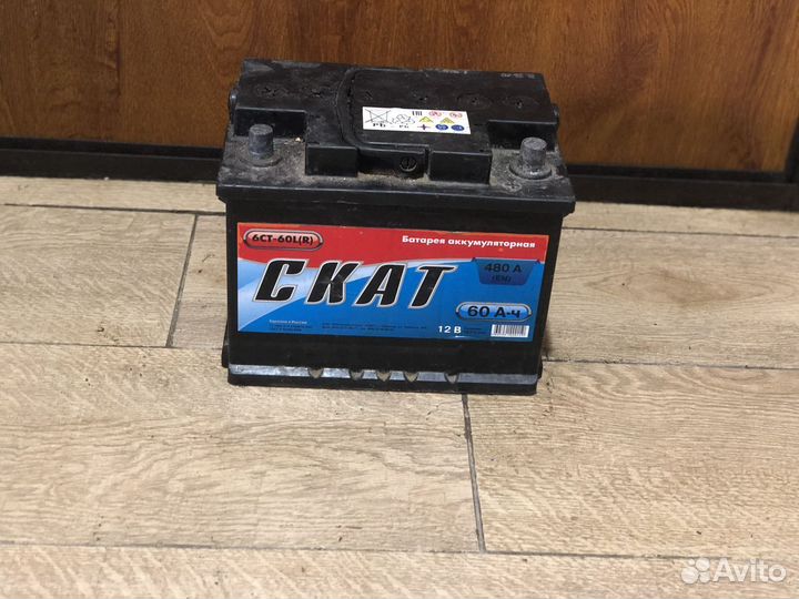 Аккумулятор для автомобиля бу 60 ач
