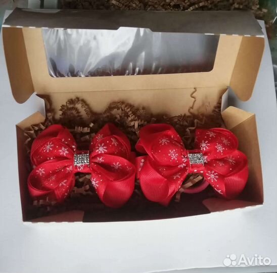 Подарок для девочки бантики заколки ручной работы