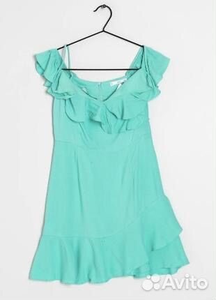 Новое платье оборки Mango S