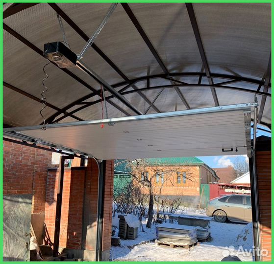 Гаражные секционные ворота