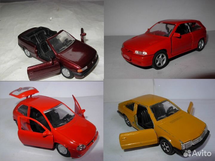 1/43 модели Opel разные металл 1:43 Gama Schuco