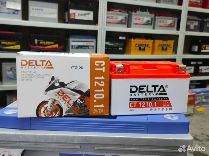 Аккумулятор для мотоцикла delta CT 1210.1(YTZ10-S)