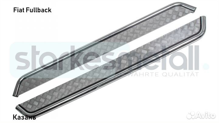 Пороги подножки Fiat Fullback TOR