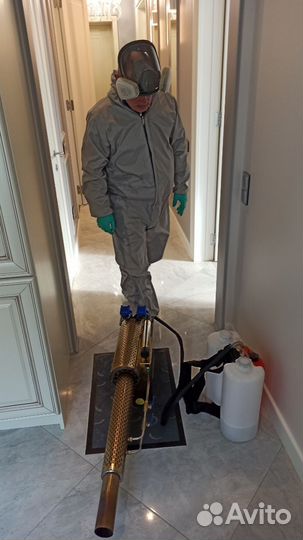 Уничтожение клопов, тараканов. Обработка участков