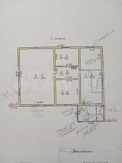 Дом 144 м² на участке 20 сот.