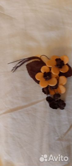 Декоративное украшение на одежду фетровое СССР1988