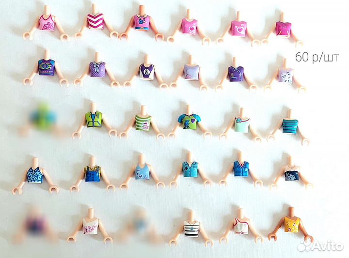 Головы, волосы и др. для Lego Friends