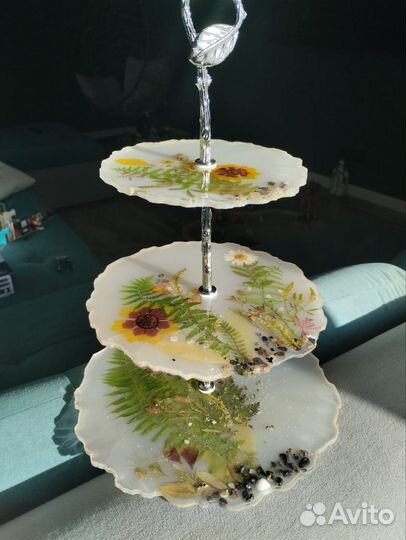 Фруктовница из эпоксидной смолы