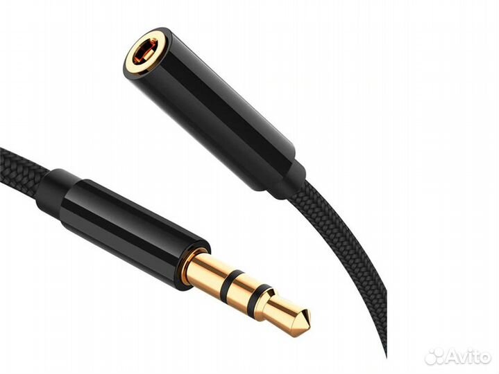 Кабель удлинитель Mini Jack 3.5мм 1м