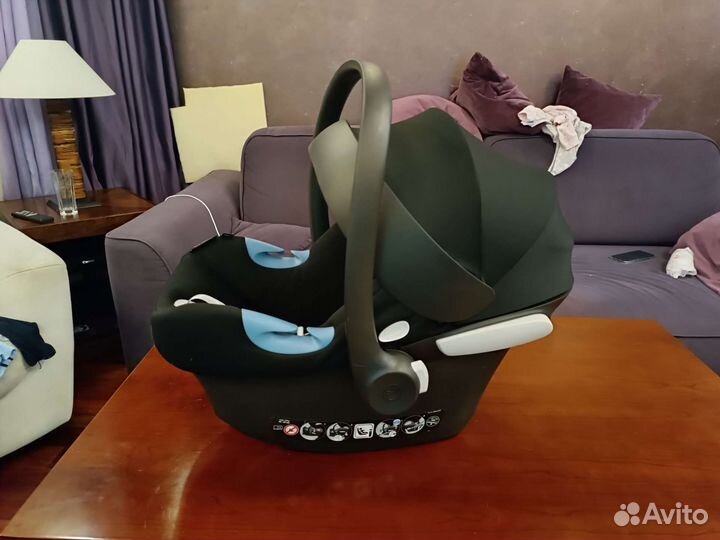 Детское автокресло Cybex до 13кг и адаптер Moon