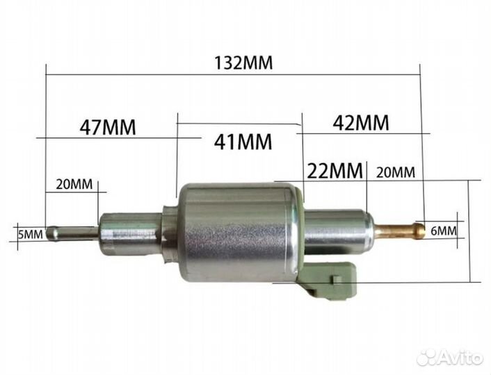 Топливный насос для воздушного отопителя