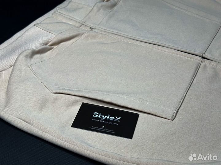 Stone island Zip hoodie beige