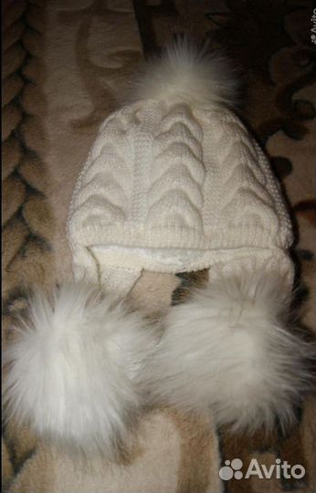 Шапка для девочки зима новая