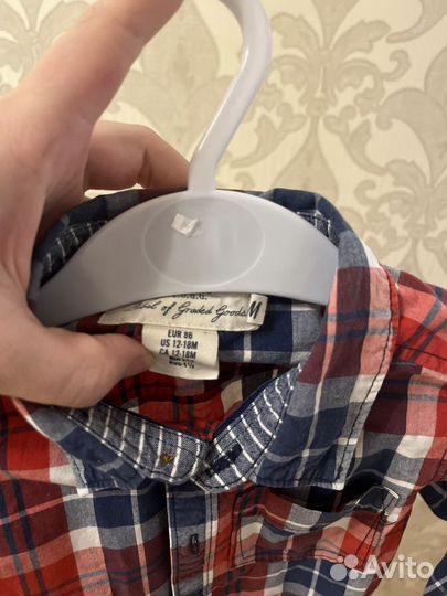 Рубашка H&M для мальчика 86
