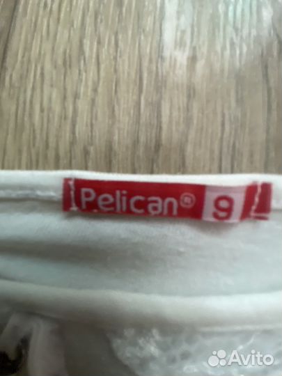 Блузка белая школьная Pelican 9-10 лет