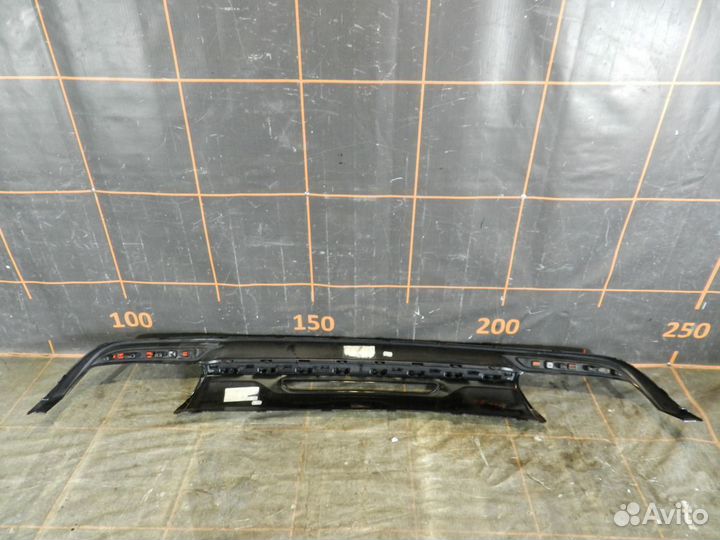 Спойлер бампера заднего - Mercedes-Benz S W222