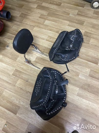 Кофры и спинка Harley heritages