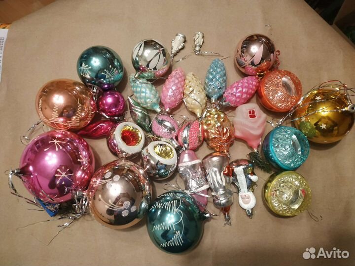 Ёлочные игрушки СССР