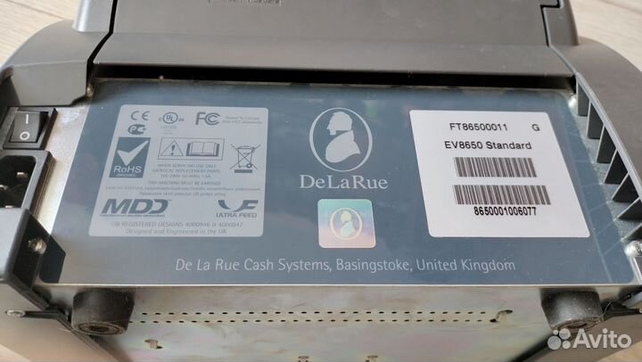 Счетчик банкнот DeLaRue ev8650
