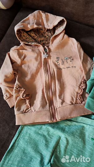 Пакет одежда на девочку 74р