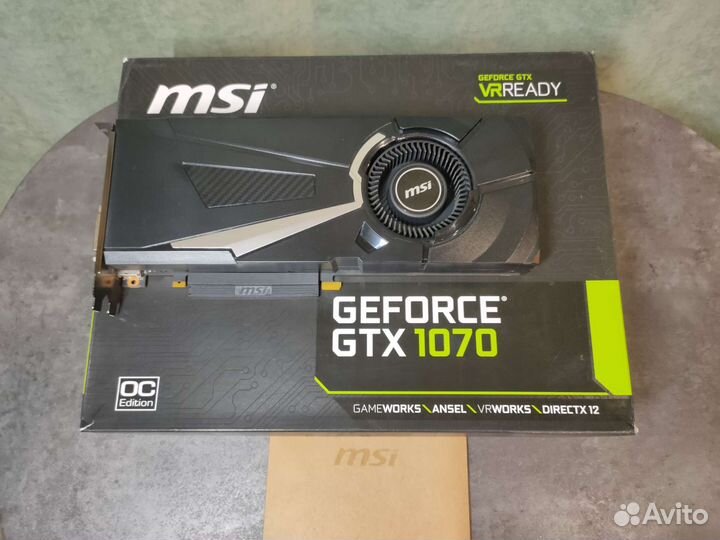 Видеокарта gtx 1070 8gb