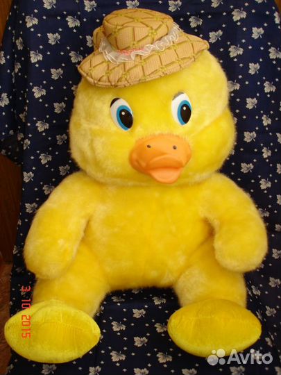 Большая мягкая игрушка. утёнок Кря- Кря