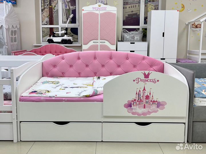 Кровать принцессы детская подростковая
