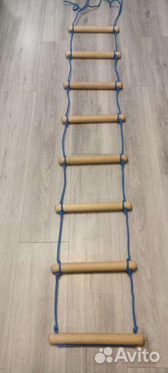 Веревочная лестница, трапеция и канат