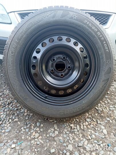 Зимняя резина 215 60 r17 на дисках на Рено Аркана