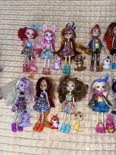 Куклы энчантималс с питомцами