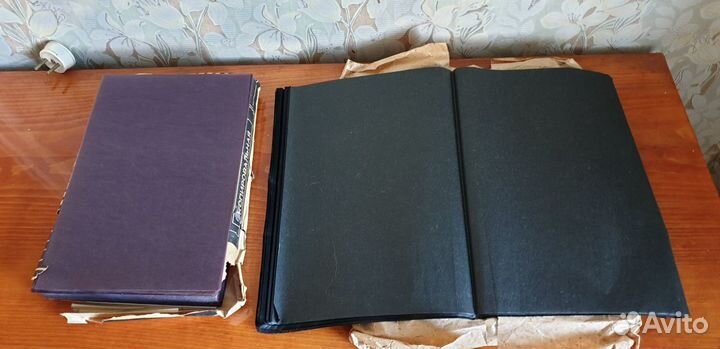 Копировальная бумага СССР синяя и черная