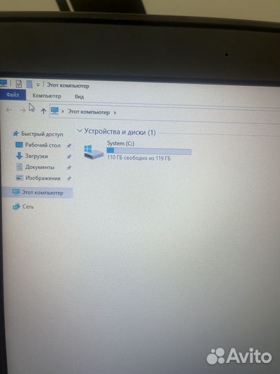 Lenovo thinkpad 11e на SSD диске. Уц