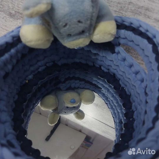 Трикотажные корзинки