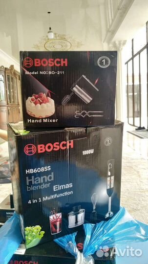 Блендер Bosch 4 в 1 и Миксер Bosch