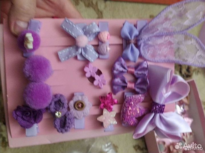 Набор резинок и заколок для девочек