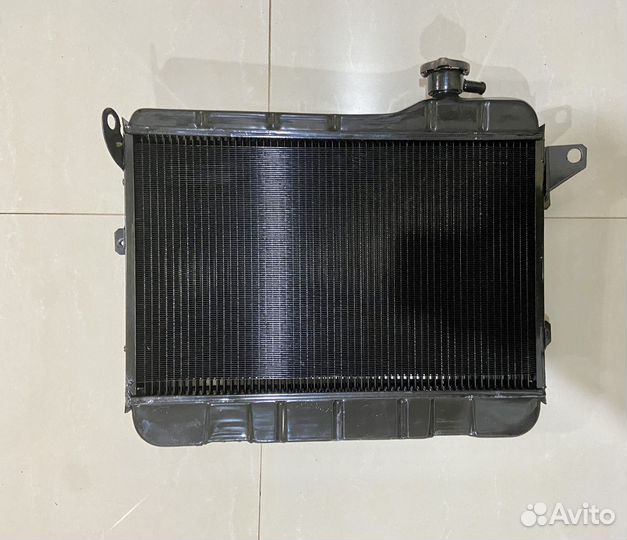 Радиатор 2х рядный новый ваз Медный