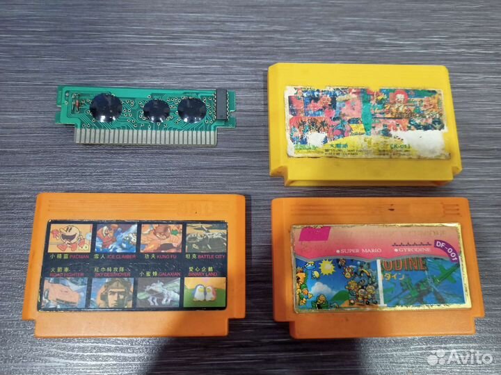 Картриджи Dendy из 90х