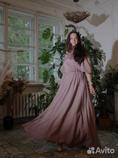 Вечернее платье в пол единый размер
