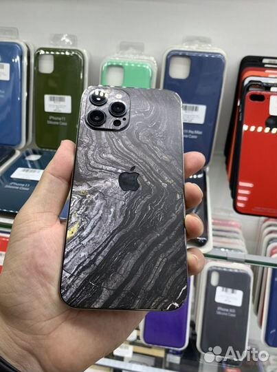 Текстурная бронепленка для iPhone 12 Pro Max