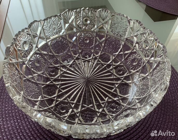 Хрустальная ваза