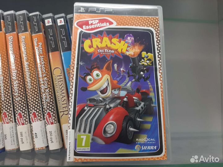 Crash Tag Tem Racing (psp, б/у)