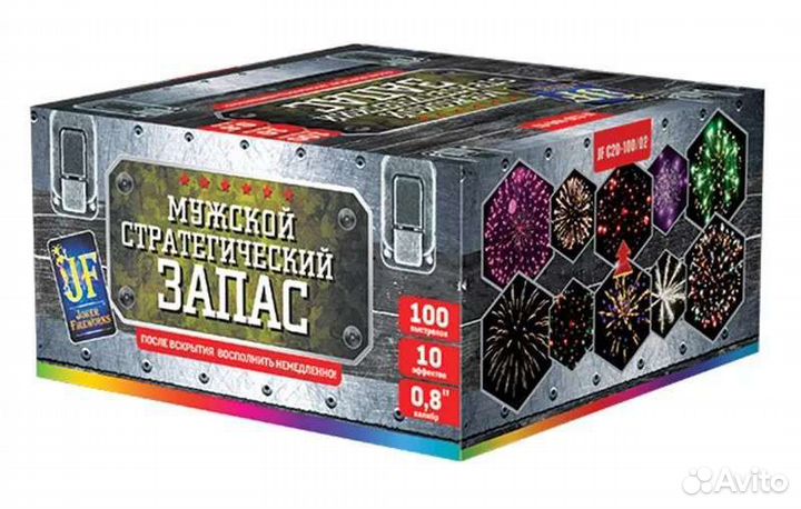 Фейерверк 100 залпов Стратегический запас салют