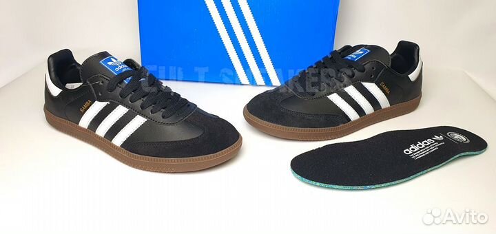 Adidas samba black черные