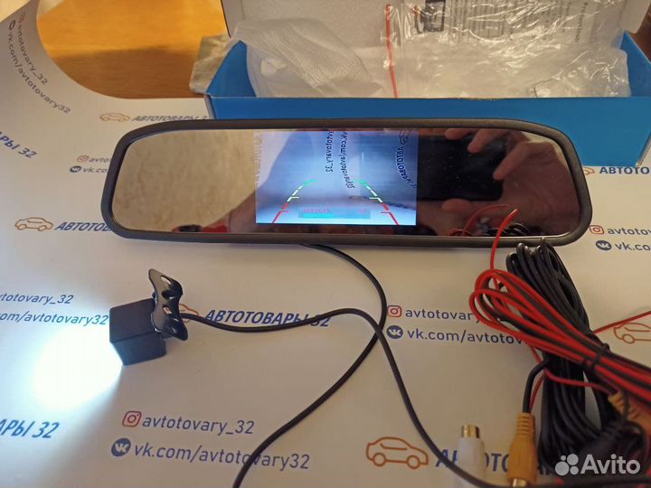 Новое зеркало заднего вида с камерой