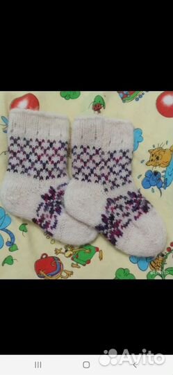 Носочки зимние детские новые